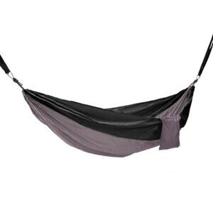 NEW basecamp Travel hammock Black Gray with Straps